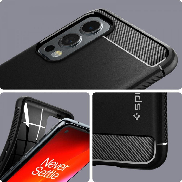 Калъф Spigen Rugged Armor за OnePlus Nord 2 5G Matte Black