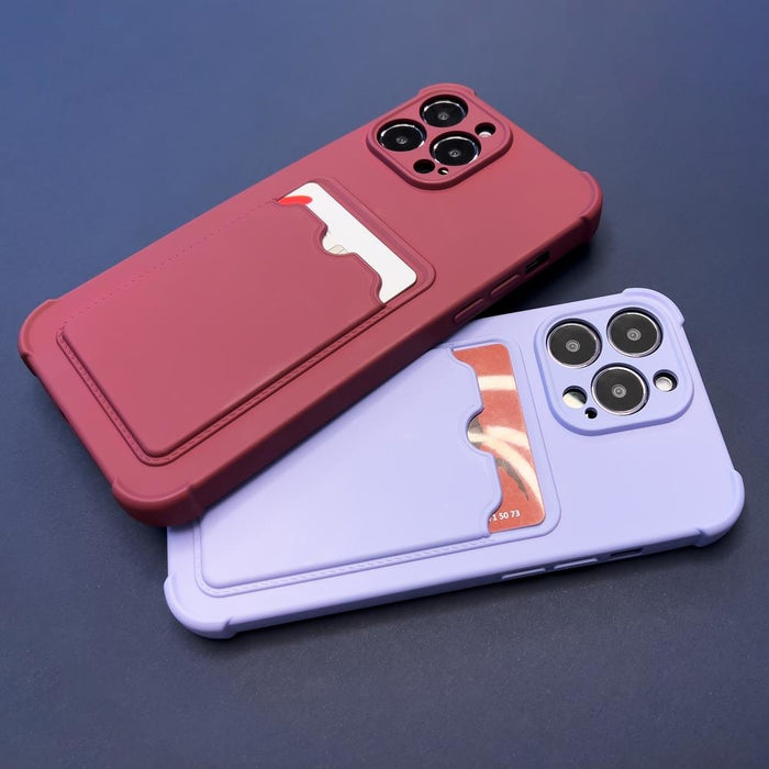 Кейс с отделение за карти HQWear iPhone 13 Mini Зелен