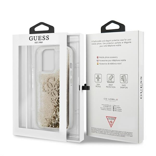 Калъф Guess Apple iPhone 13 Pro Big 4G Liquid Glitter