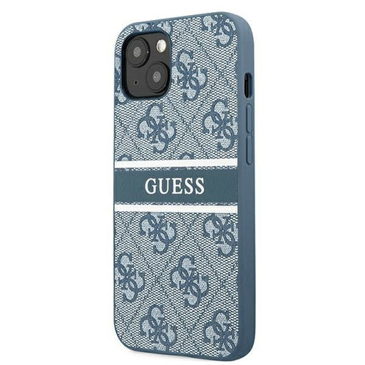 Кейс Guess Stripe за Apple iPhone 13 Син