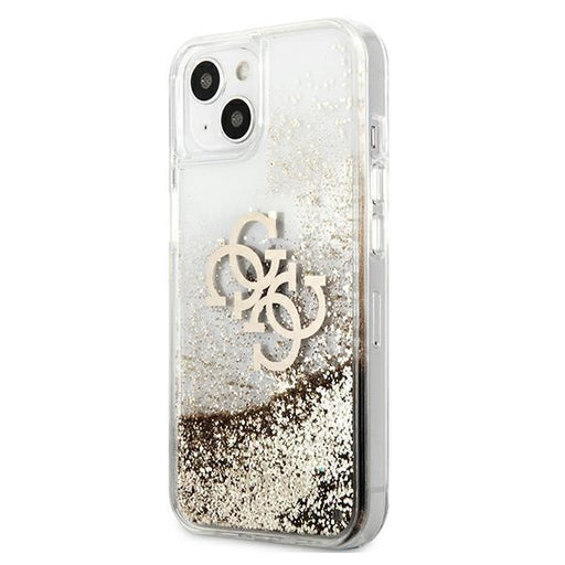 Калъф Guess Apple iPhone 13 Mini Big 4G Liquid Glitter