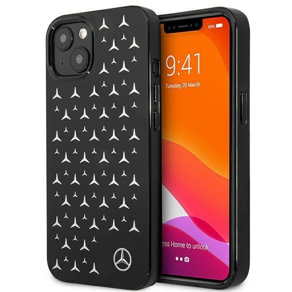 Калъф Mercedes MEHCP13SESPBK Stars Pattern за iPhone