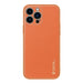 Калъф Dux Ducis Yolo от TPU и кожа за iPhone 13 Pro оранжев