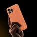 Калъф Dux Ducis Yolo от TPU и кожа за iPhone 13 Pro оранжев