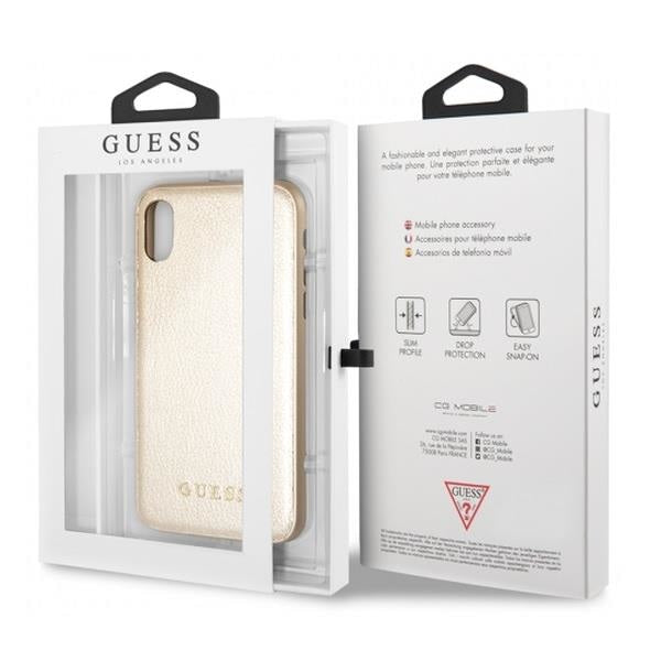 Калъф за телефон Guess GUHCPXIGLGO iPhone X