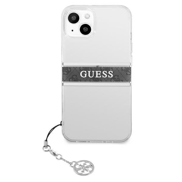 Калъф Guess GUHCP13MKB4GGR 4G сив Strap Charm за