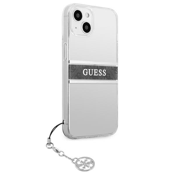 Калъф Guess GUHCP13MKB4GGR 4G сив Strap Charm за