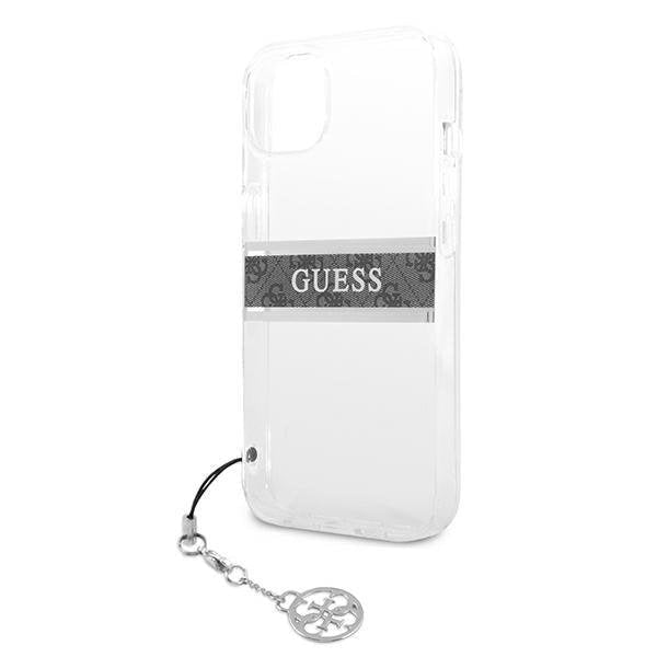 Калъф Guess GUHCP13MKB4GGR 4G сив Strap Charm за