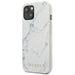 Калъф Guess GUHCP13MPCUMAWH Marble за iPhone 13 бял