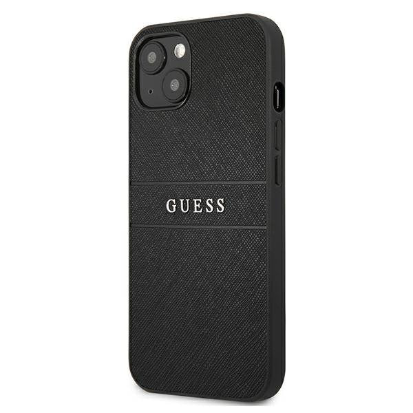 Калъф Guess GUHCP13MPSASBBK Saffiano Strap за iPhone