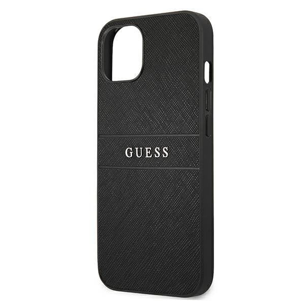 Калъф Guess GUHCP13MPSASBBK Saffiano Strap за iPhone