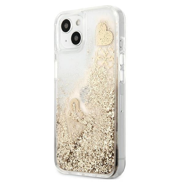 Калъф Guess GUHCP13SGLHFLGO Glitter Charms за iPhone