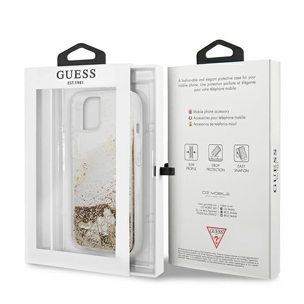 Калъф Guess GUHCP13SGLHFLGO Glitter Charms за iPhone