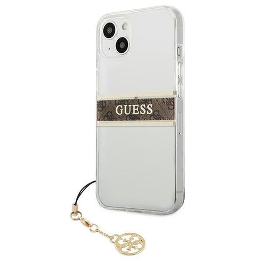 Калъф Guess GUHCP13SKB4GBR 4G Strap Charm за iPhone