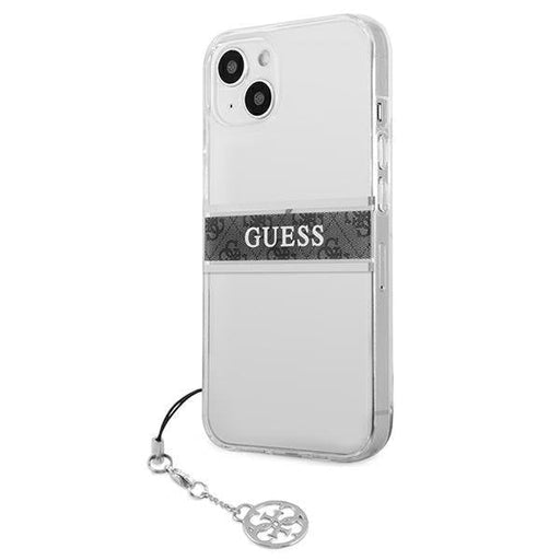 Калъф Guess GUHCP13SKB4GGR 4G сив Strap Charm за