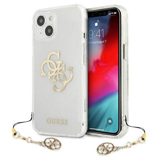 Калъф Guess GUHCP13SKS4GGO 4G златен Charms