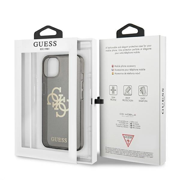 Калъф Guess GUHCP13SPCUGL4GBK Glitter 4G Big Logo за