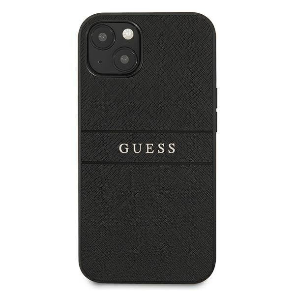 Калъф Guess GUHCP13SPSASBBK Saffiano Strap за iPhone