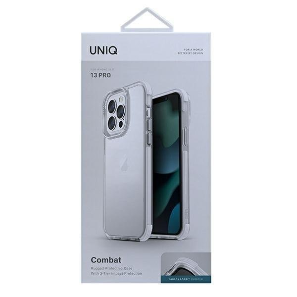 Калъф UNIQ Combat за iPhone 13 Pro / бял