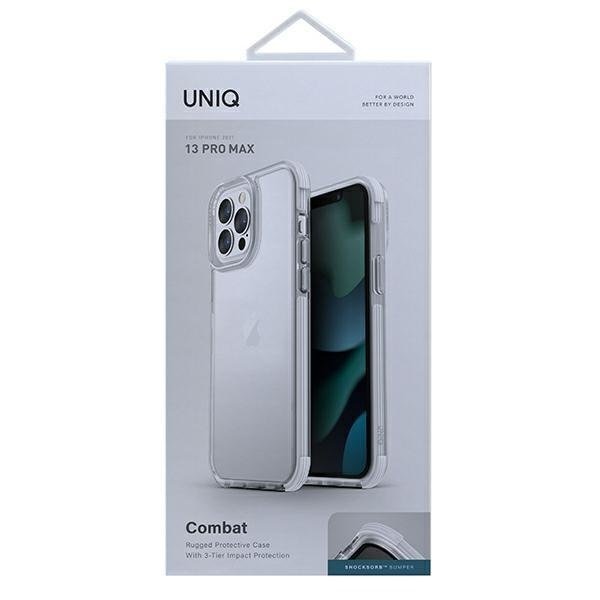 Калъф UNIQ Combat за iPhone 13 Pro Max бял