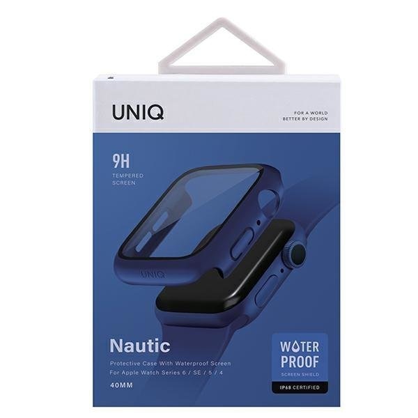 Калъф UNIQ Nautic за Apple Watch Series 4 5 6 SE 40mm син