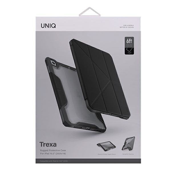 Кейс UNIQ Trexa за Apple iPad 10.2’ 2021/2020/ 2019 Черен