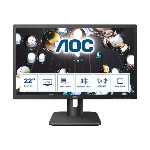 Display AOC 21.5 TN WLED 1920x1080 60Hz 170/160 2 ms 250