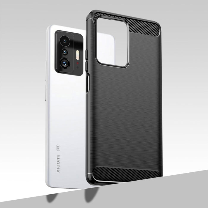 Carbon Case Гъвкав Кейс за Xiaomi Mi 11T Pro / black