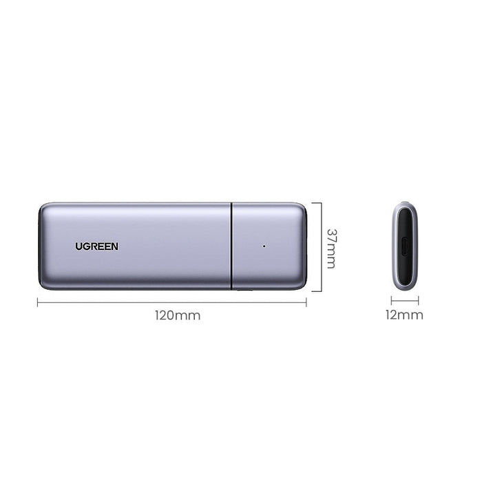 Хъб - адаптер Ugreen M.2 NVMe/M.2 SATA SSD/USB