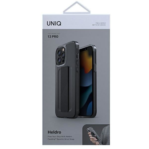 Калъф UNIQ Heldro за iPhone 13 Pro / 6.1’ пушечно сив