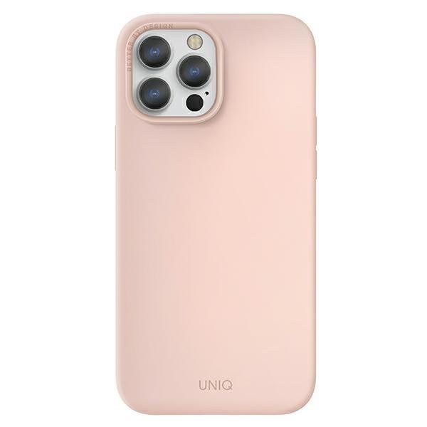 Калъф UNIQ Lino Hue за iPhone 13 Pro Max 6.7’ розов MagSafe