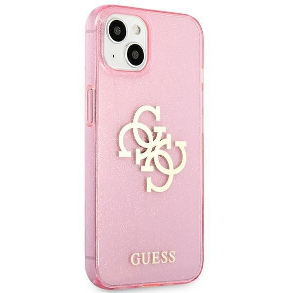 Калъф Guess Apple iPhone 13 mini Big 4G Full Glitter