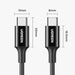 Кабел UGREEN US300 USB - C (male) към 1m черен