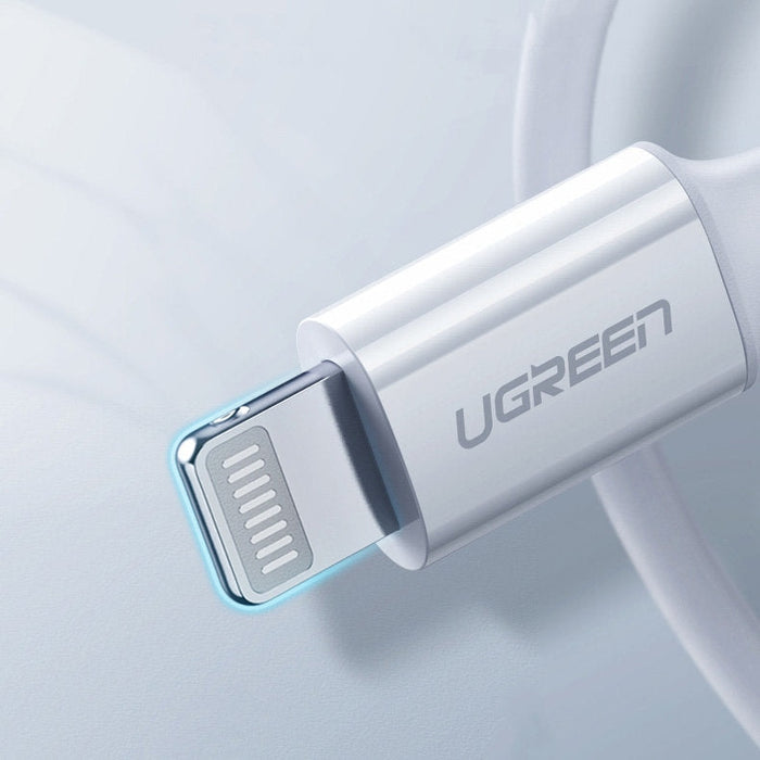 Кабел UGREEN US171 Mfi USB - C към Lightning 3A 1.5 m бял