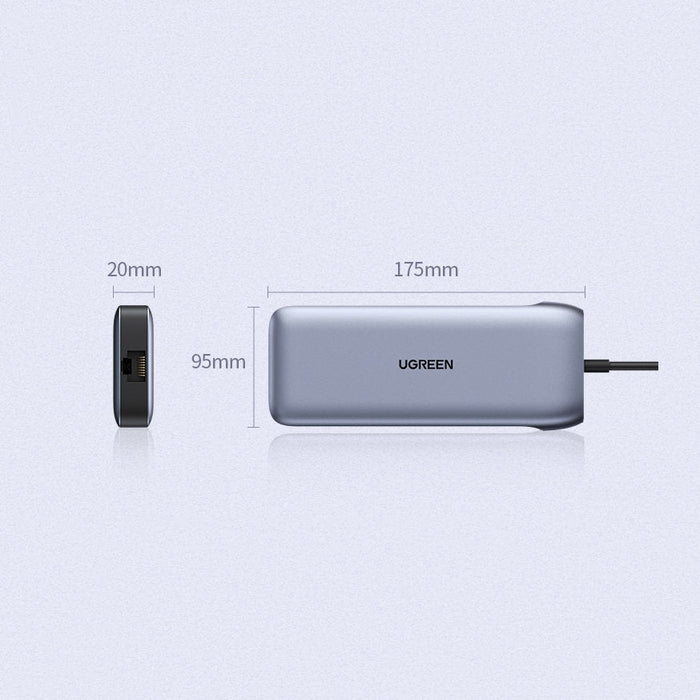 Хъб Ugreen CM274 9в1 USB - C HDMI DP VGA 2xUSB RJ45