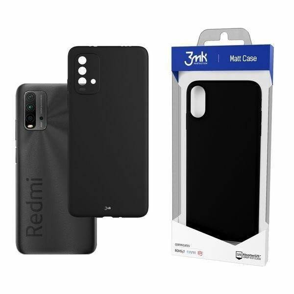 Калъф 3МК Matt Premium Case за Xiaomi Redmi 9T Black