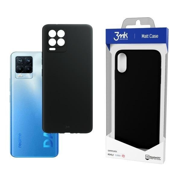 Калъф 3МК Matt Premium Case за Realme 8 Pro Black