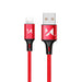 Кабел Wozinsky WUC - L2R USB към Lightning 2.4A 2m червен