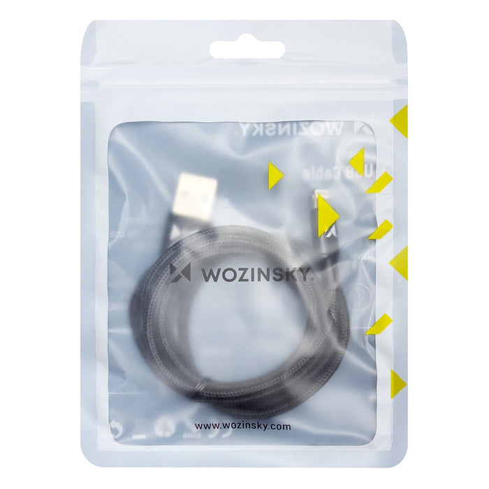 Кабел Wozinsky WUC - L2W USB към Lightning 2.4A 2m бял