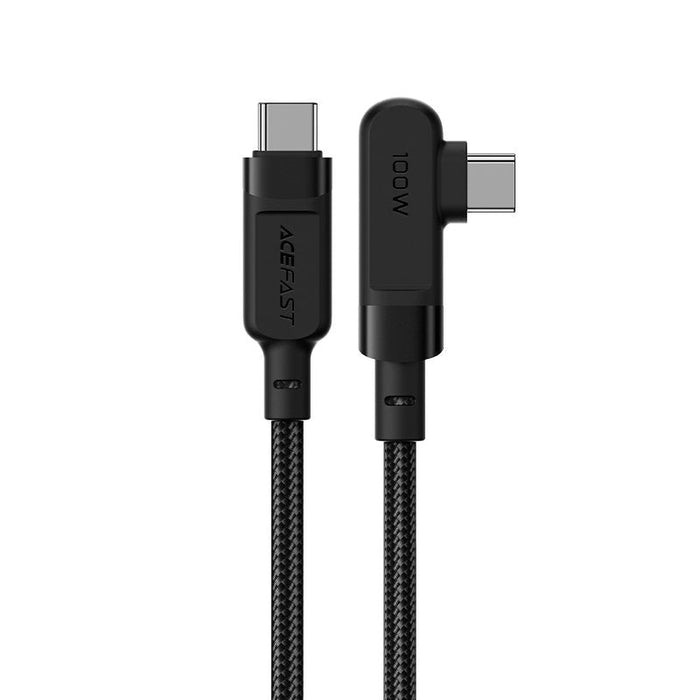 Кабел Acefast C5 - 03 ъглов USB - C към 2m 100W 20V 5A черен