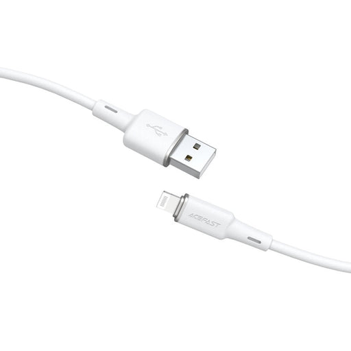 Кабел Acefast C2 - 02 MFI USB към Lightning 1.2 m 2.4 A бял