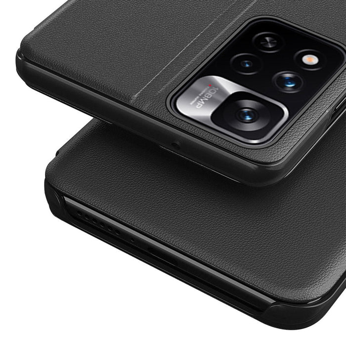 Елегантен кейс Eco Leather View Case за Poco M4 Pro 5G Син