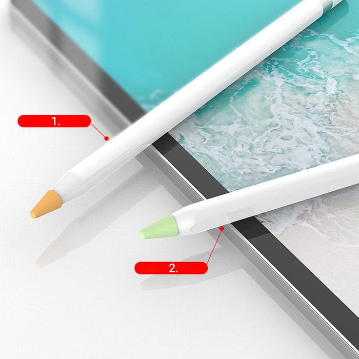 Сет накрайници за стилуси Apple Pencil 8 броя Бял