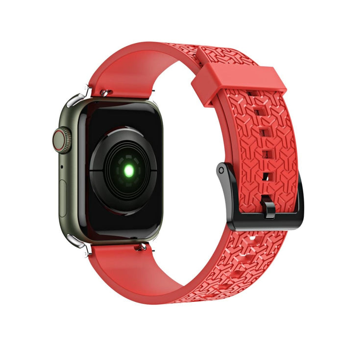 Каишка Y за Apple Watch 7 / SE (45/44/42mm) Червен