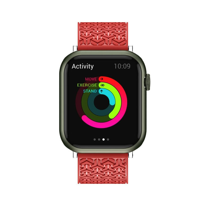 Каишка Y за Apple Watch 7 / SE (45/44/42mm) Червен