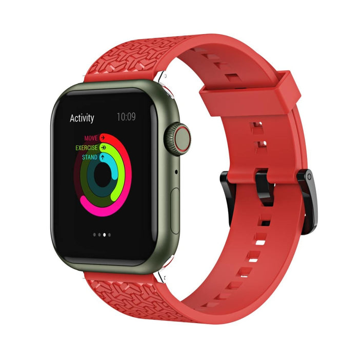 Каишка Y за Apple Watch 7 / SE (45/44/42mm) Червен