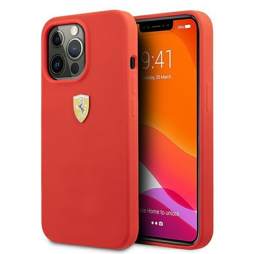 Калъф Ferrari FESSIHCP13LRE за iPhone 13 Pro / 6.1’ червен