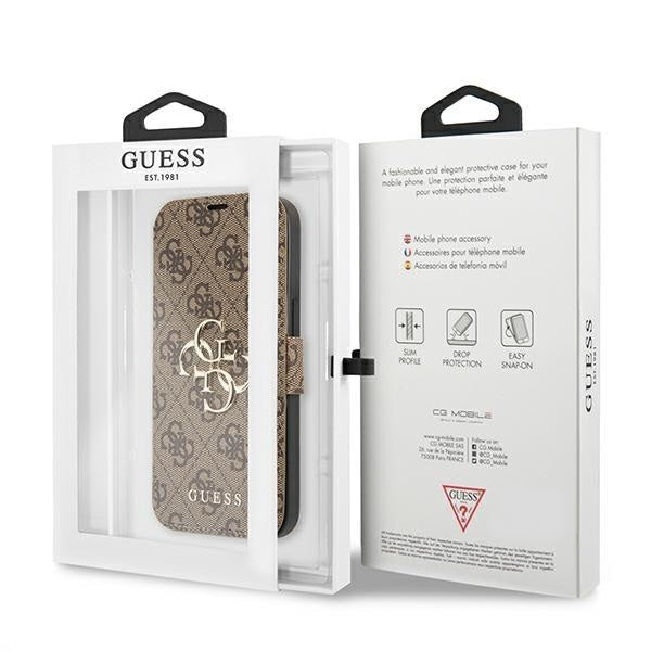 Калъф Guess GUBKP13L4GMGBR за iPhone 13 Pro / 6.1’ кафяв