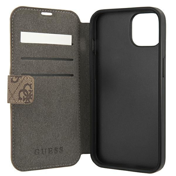 Калъф Guess GUBKP13S4GMGBR за iPhone 13 mini 5.4’ кафяв