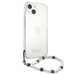 Калъф Guess GUHCP13MKPSWH за iPhone 13 6.1’ прозрачен бял